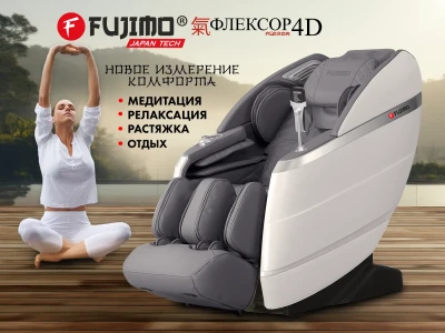 Массажное кресло FUJIMO 氣 FLEXOR 4D Grey