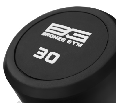 Штанга обрезиненная прямая BRONZE GYM BG-PA-BB-S30 30 кг