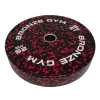 Диск бамперный BRONZE GYM камуфляж красный 25кг