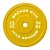 Диск олимпийский BRONZE GYM тяжелоатлетический желтый 15 кг