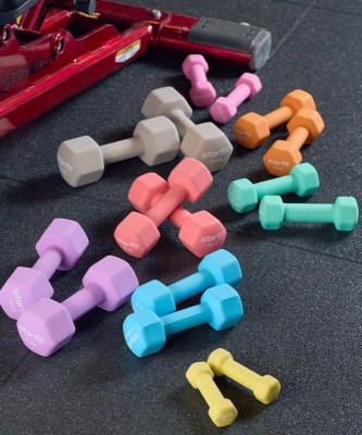 Гантель неопреновая DB-201 5 кг, тепло-серый пастель