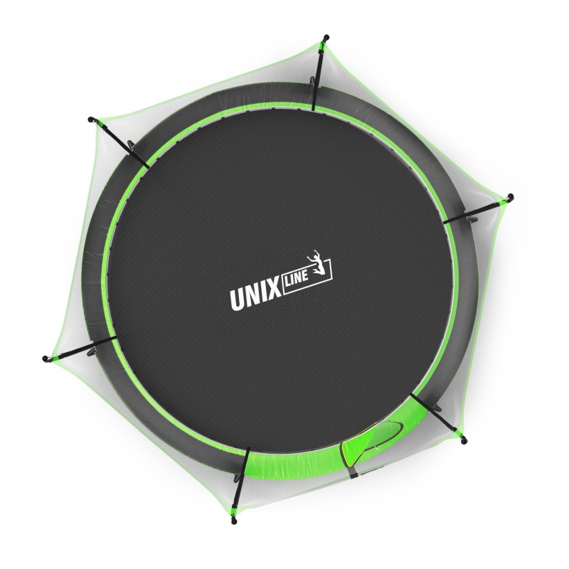 Батут UNIX Line НЛО / UFO 10 ft (305 см) зеленый купить в Туле по низкой цене