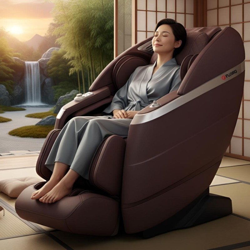 Массажное кресло FUJIMO 氣 FLEXOR 4D Brown