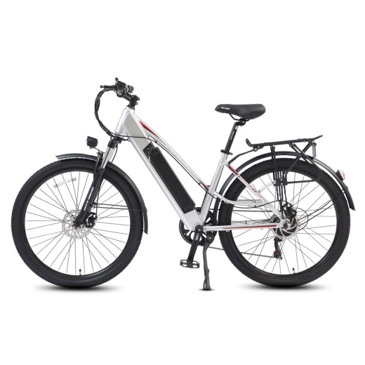 Электровелосипед WHITE SIBERIA CAMRY LIGHT 500W (матовый серебристый) — купить в Туле