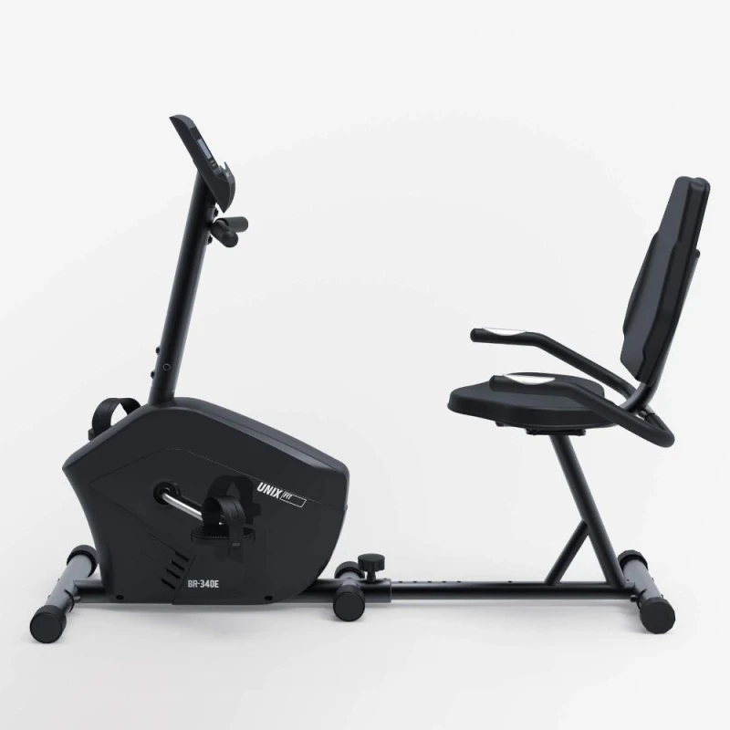 Горизонтальный велотренажер UNIX Fit BR-340E компактный / Compact