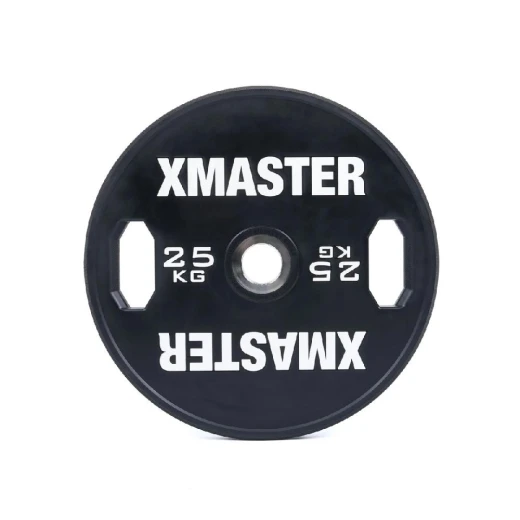 Диск тренировочный обрезиненный черный Xmaster XMT-XEBP-25KG