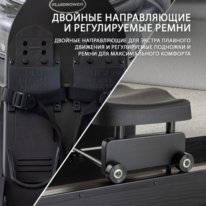 Гребной тренажер Apollo Plus Black купить в Туле в магазине тренажеров