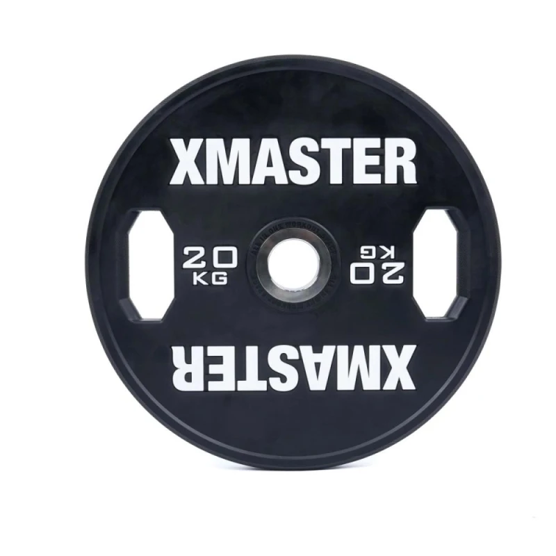 Диск тренировочный обрезиненный черный Xmaster XMT-XEBP-20KG