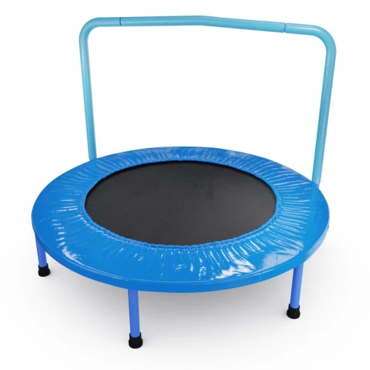 Батут с поручнем DFC JUMPFIT 36'' синий купить в Туле по низкой цене