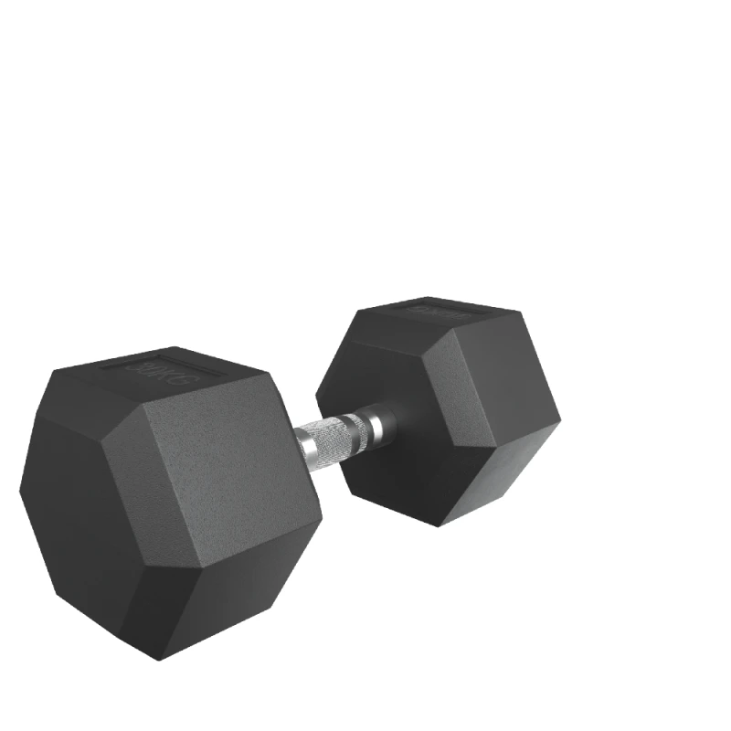 Гантель гексагональная UNIX Fit обрезиненная 30 кг / шт.