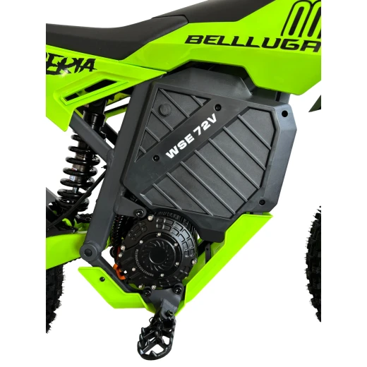 Электромотоцикл WHITE SIBERIA BELLLUGA 02 6000W (Зелёный)