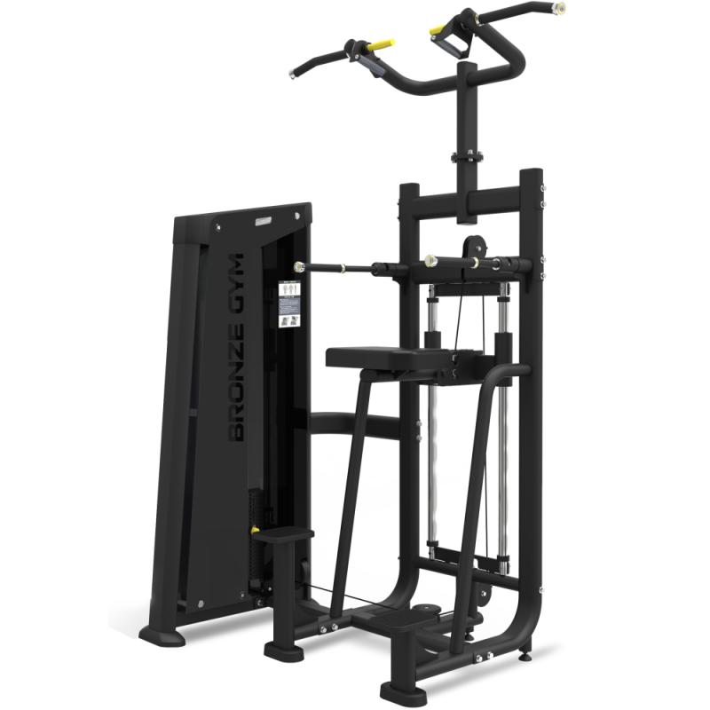 Гравитрон профессиональный BRONZE GYM NEO 09 – тренажер для подтягиваний и отжиманий