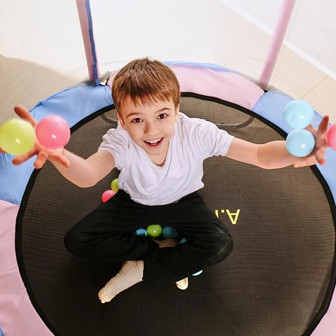 Батут детский DFC A.KOU KIDS 48" (122 см) с сеткой