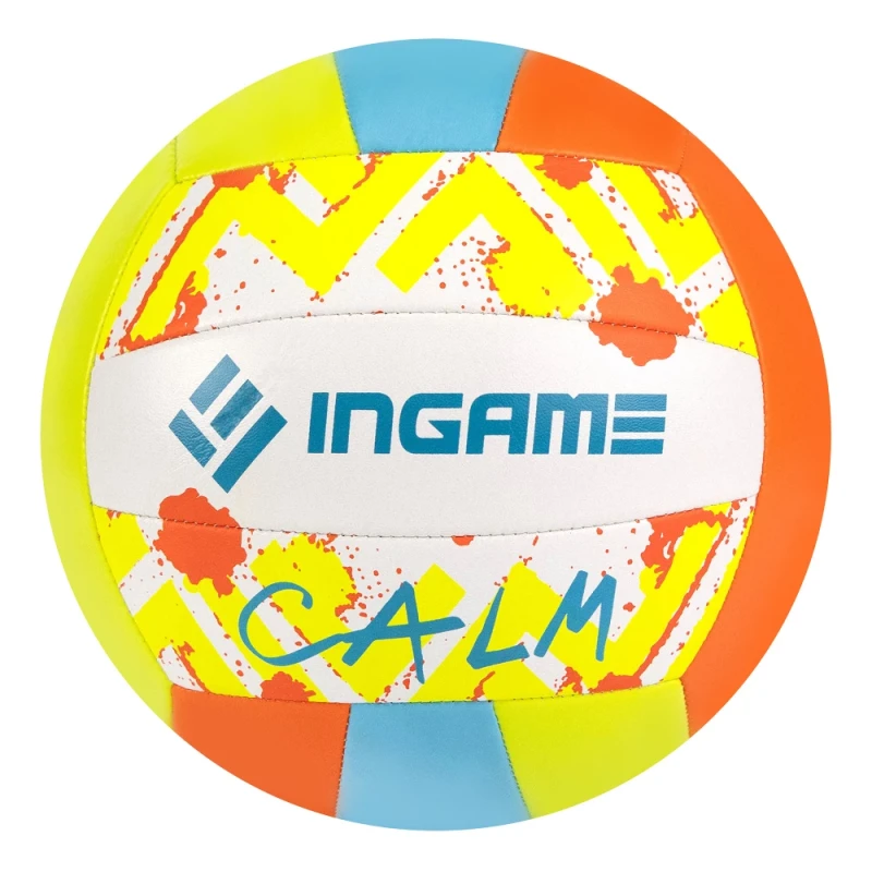 Мяч волейбольный INGAME Гармония/Calm оранжево-жёлто-синий