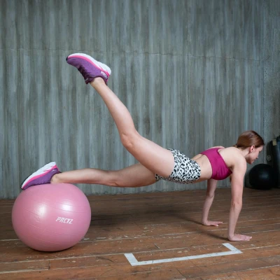 Мяч гимнастический PRCTZ GYM BALL ANTI-BURST, 55 см.