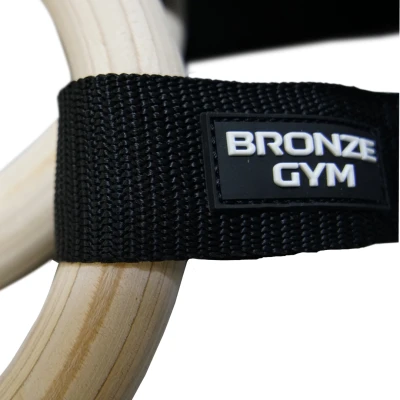 Кольца гимнастические BRONZE GYM, пара.