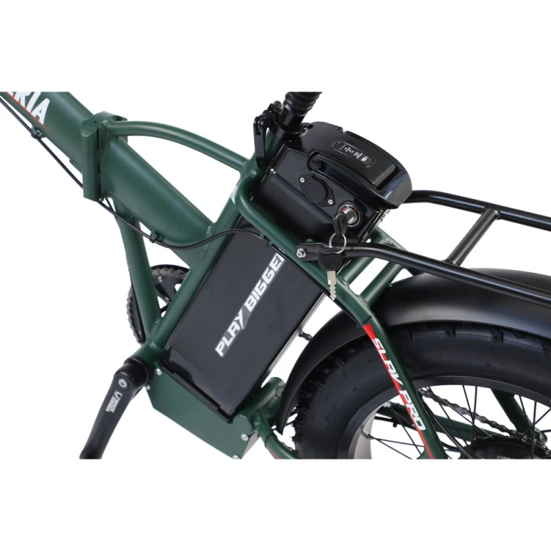 Электровелосипед WHTE SIBERIA SLAV PRO 1000W (матовый зеленый) — купить в Туле