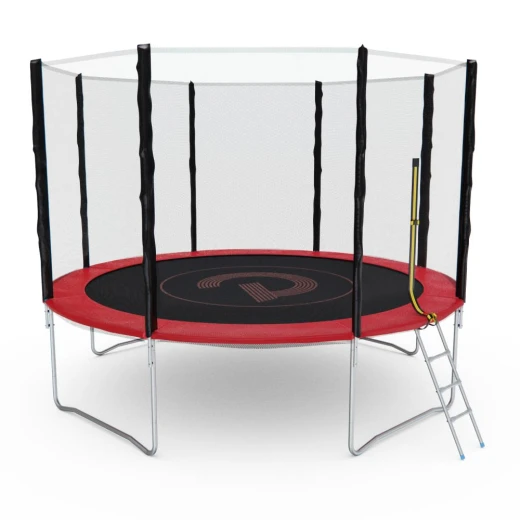 Батут с сеткой DFC PELPO 12ft с лестницей, RED купить в Туле по низкой цене