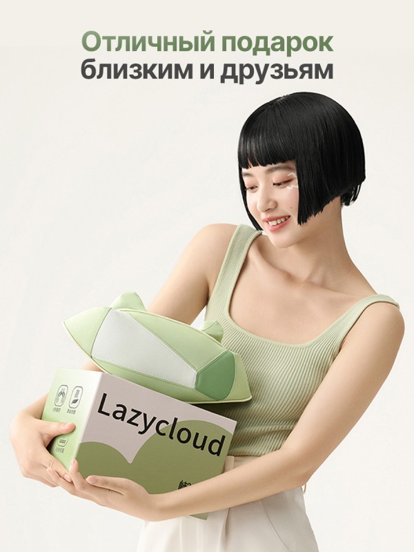 Вибромассажер для плеч и шеи DFC LAZYCLOUD, зеленый купить в Туле