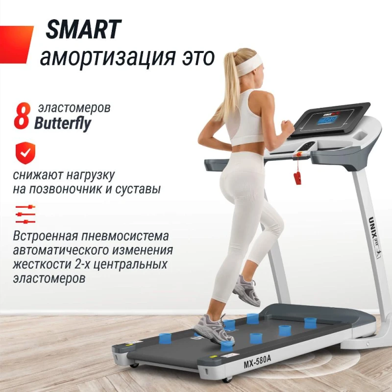 Беговая дорожка UNIX Fit MX-580A белый — купить в Туле
