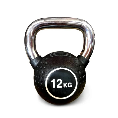 Гиря полиуретановая с хромированной ручкой Protrain KB2015-12