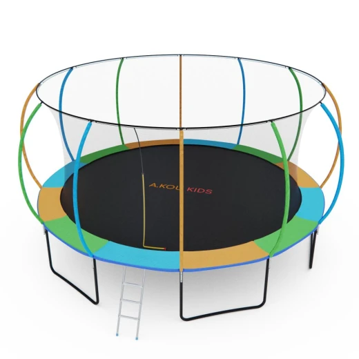 Батут с сеткой DFC A.KOU KIDS 16ft с лестницей (2 короба) купить в Туле по низкой цене