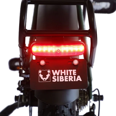Электровелосипед WHTE SIBERIA SLAV PRO 1000W (матовый черный)