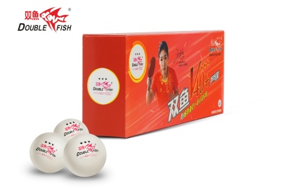 Мячи для н/т Double Fish 3* Volant (10 шт/упак.) р-р.40+