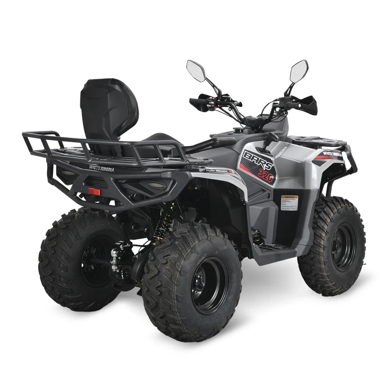 Бензиновый квадроцикл WHITE SIBERIA BARS 320CC PRO (серый)