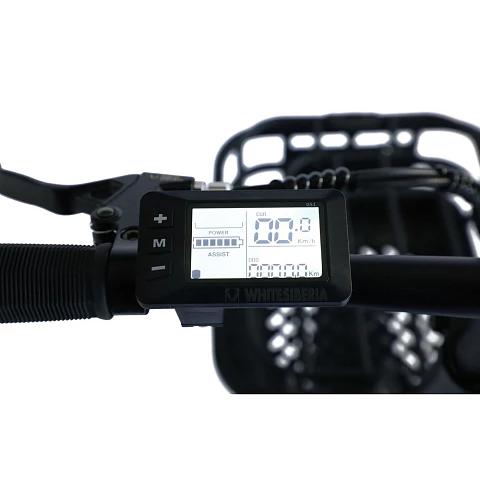 Электровелосипед WHTE SIBERIA SLAV PRO 1000W (матовый черный)