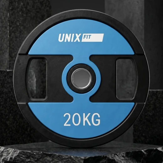 Диск уретановый c хватом UNIX Fit PRO 20 кг, 51 мм, 1 шт.