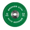Диск олимпийский BRONZE GYM тяжелоатлетический зеленый 10 кг