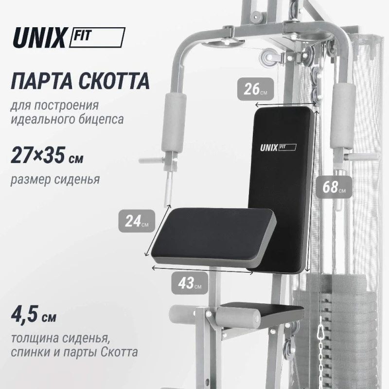 Силовой комплекс UNIX Fit блочный Block 50 купить в Туле