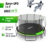 Батут UNIX Line НЛО / UFO 14 ft (427 см) зеленый купить в Туле по низкой цене