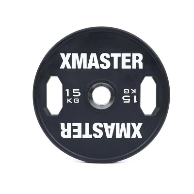 Диск тренировочный обрезиненный черный Xmaster XMT-XEBP-15KG