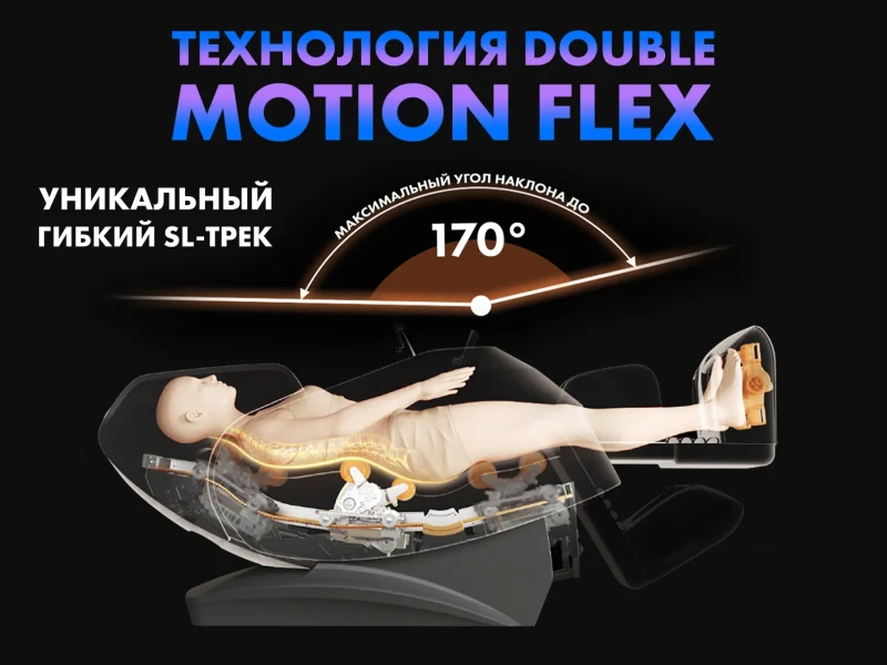 Массажное кресло FUJIMO 氣 FLEXOR 4D Grey