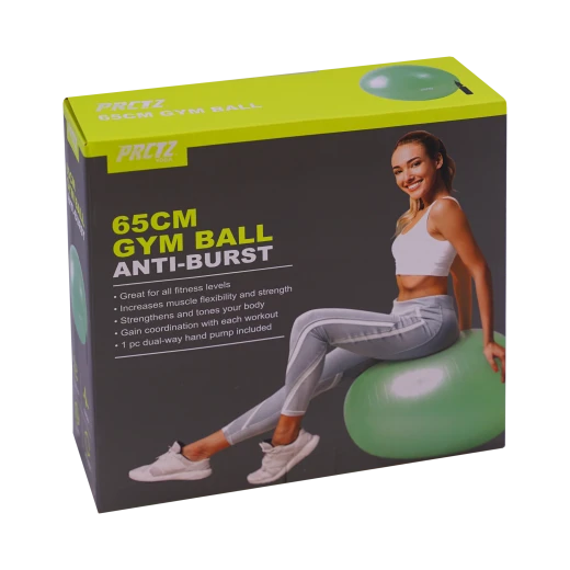 Мяч гимнастический PRCTZ GYM BALL ANTI-BURST, 65 см.