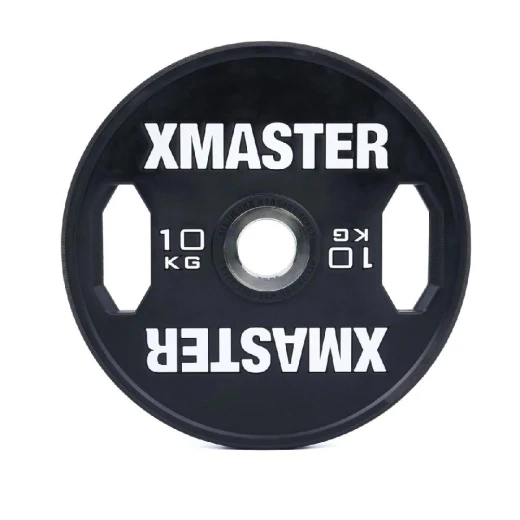 Диск тренировочный обрезиненный черный Xmaster XMT-XEBP-10KG