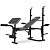 картинка Скамья силовая со стойками UNIX Fit Bench 120P от магазина trenager71.ru в Туле
