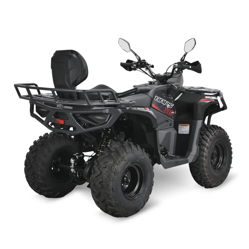 Бензиновый квадроцикл WHITE SIBERIA BARS 320CC PRO (черный)