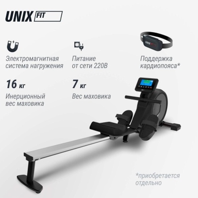 Гребной тренажер UNIX Fit Techno Rower 410E