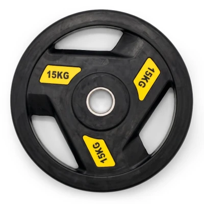 Диск обрезиненный c хватом UNIX Fit PRO 15 кг, 51 мм, 1 шт.