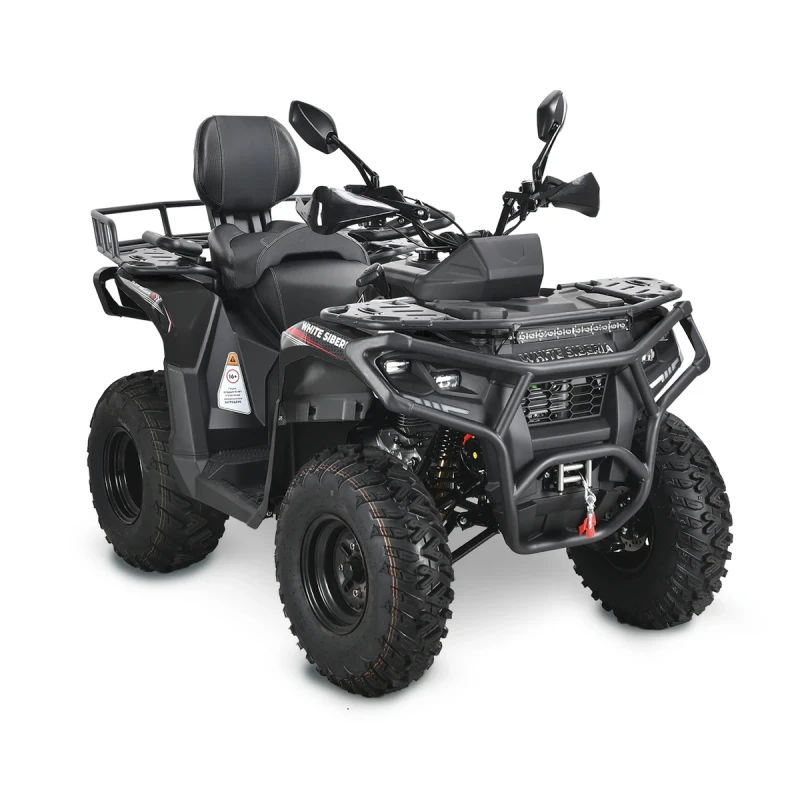 Бензиновый квадроцикл WHITE SIBERIA BARS 320CC PRO (черный)