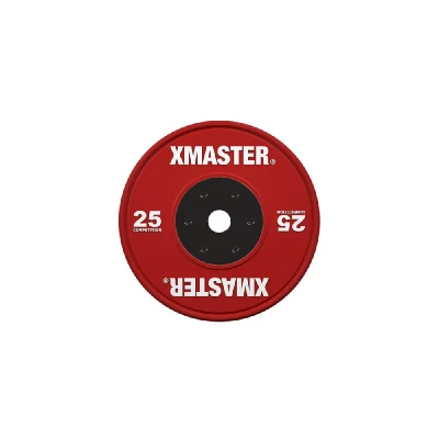 Диск бамперный соревновательный цветной Xmaster XMT-CBP-25KG