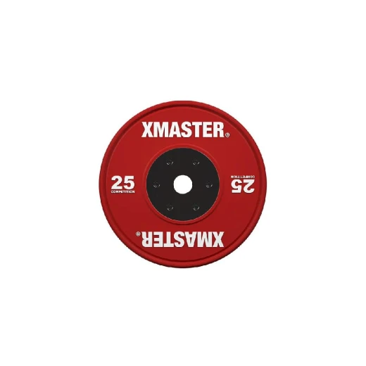 Диск бамперный соревновательный цветной Xmaster XMT-CBP-25KG