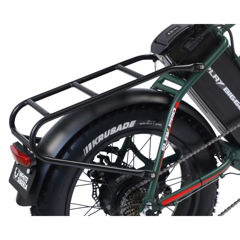 Электровелосипед WHTE SIBERIA SLAV PRO 1000W (матовый зеленый) — купить в Туле