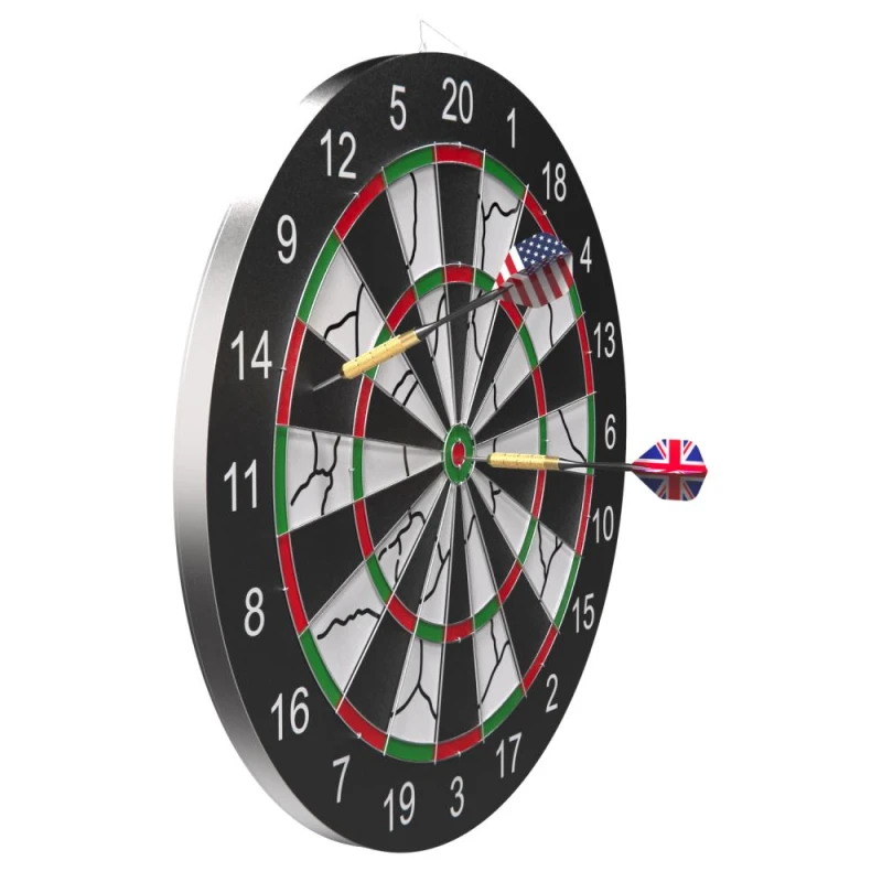 Дартс DFC PRINT двусторонний 45 см, 6 дротиков — купить в Туле