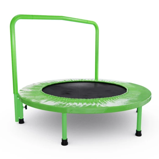 Батут с поручнем DFC JUMPFIT 36'' зеленый купить в Туле по низкой цене
