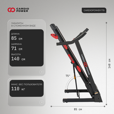 <h1>Беговая дорожка CardioPower T15 купить в Туле</h1>