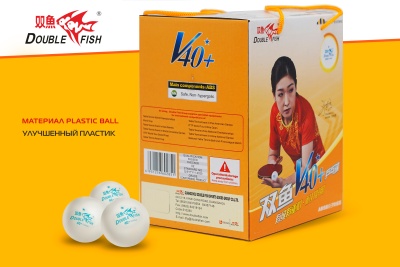 Мячи для н/т Double Fish 1* (100 шт/упак.)